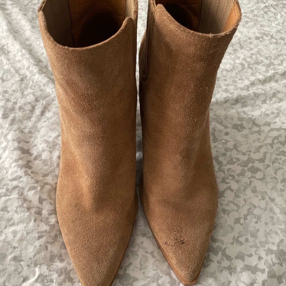 Marc Fisher suede booties